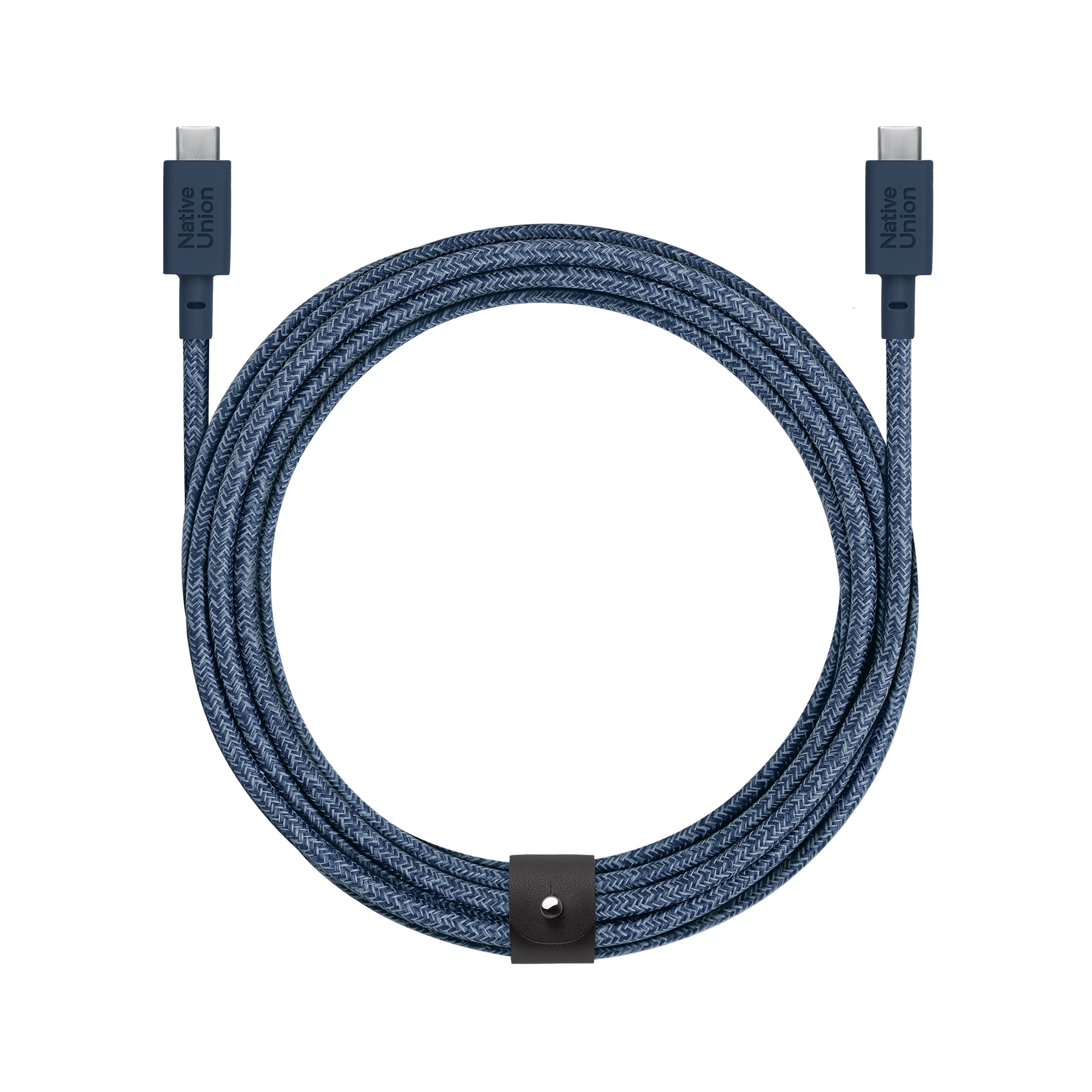 Native Union Belt Cable XL 100W - USB-C to USB-C Cable, 3 m (navy)