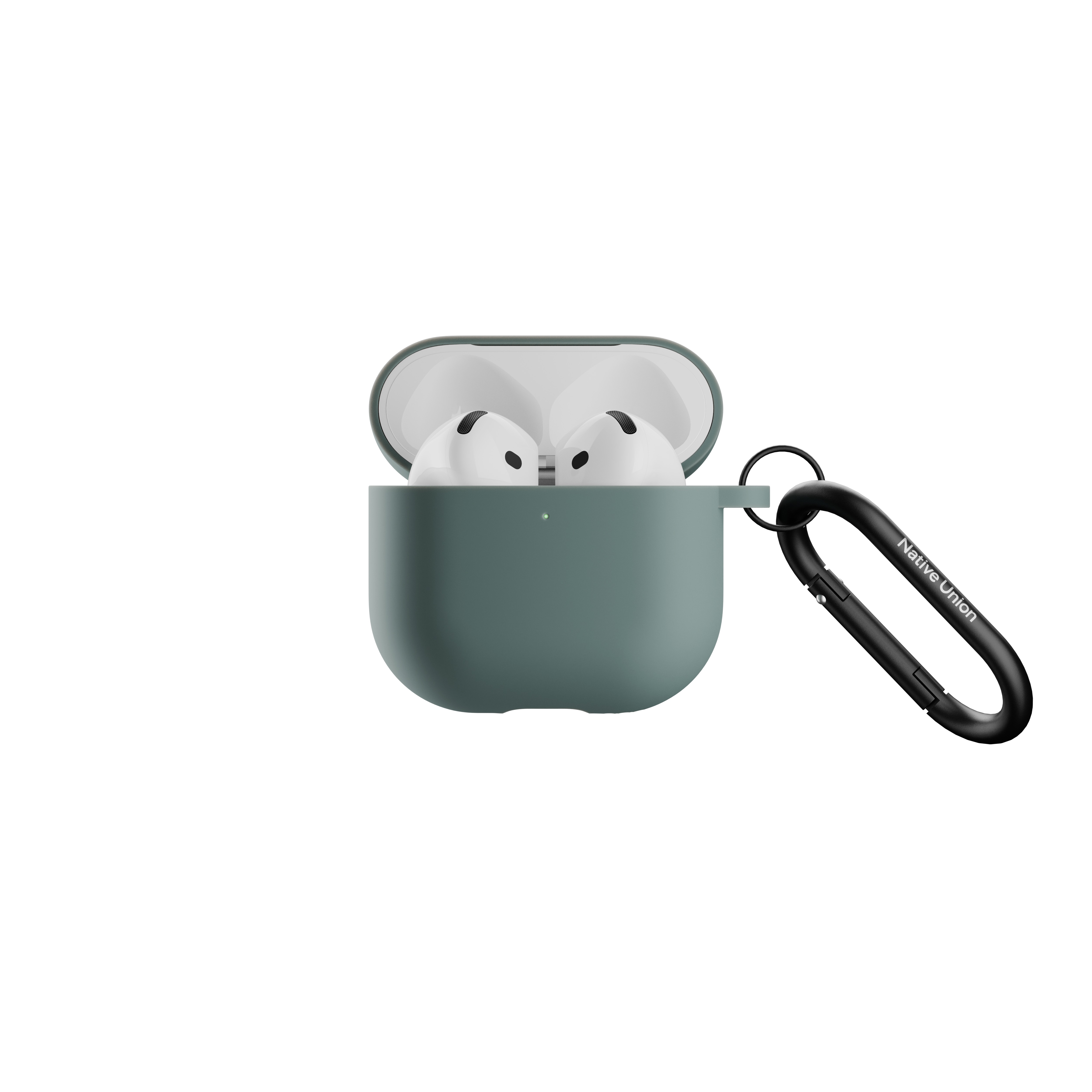 Native Union Active Case - Silicone Protective Case for AirPods 4 (slate green)-0
