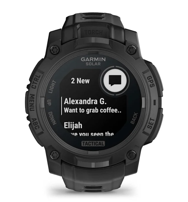 Pametni sat GARMIN Instinct 3 Tactical 45 mm Solar Black – 010-02934-50-9