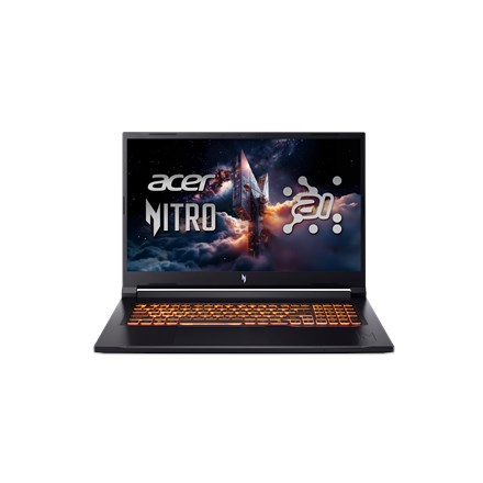 Laptop ACER Nitro V 17 ANV17-41-R5Y8 (17.3", IPS, Full HD, AMD Ryzen 7 7840HS, 16GB, 1TB SSD, NVIDIA GeForce RTX 4060, FreeDOS, Non-HR tipkovnica, Crna)