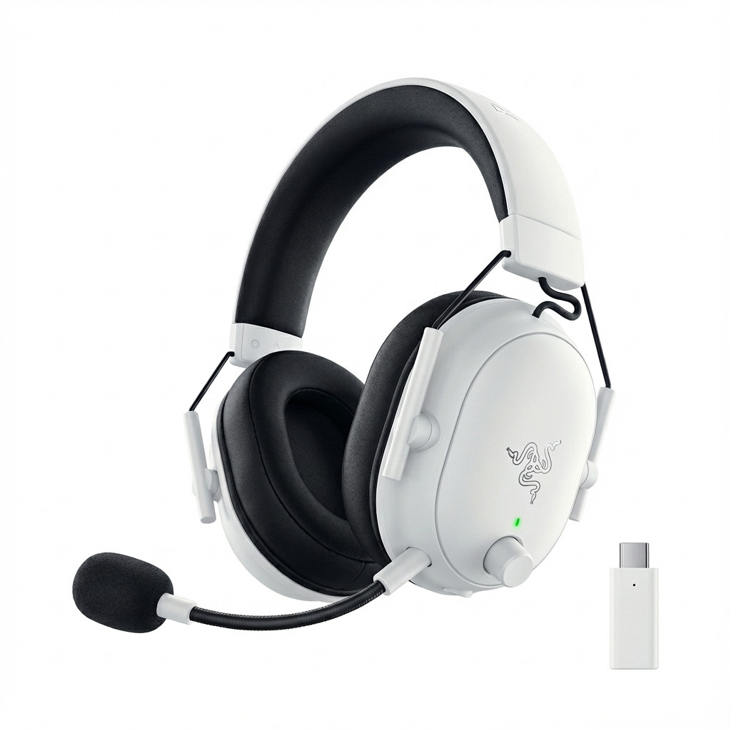 Slušalice RAZER BlackShark V3 Wired & bežični Gaming USB Type-A Bluetooth bijele boje-1