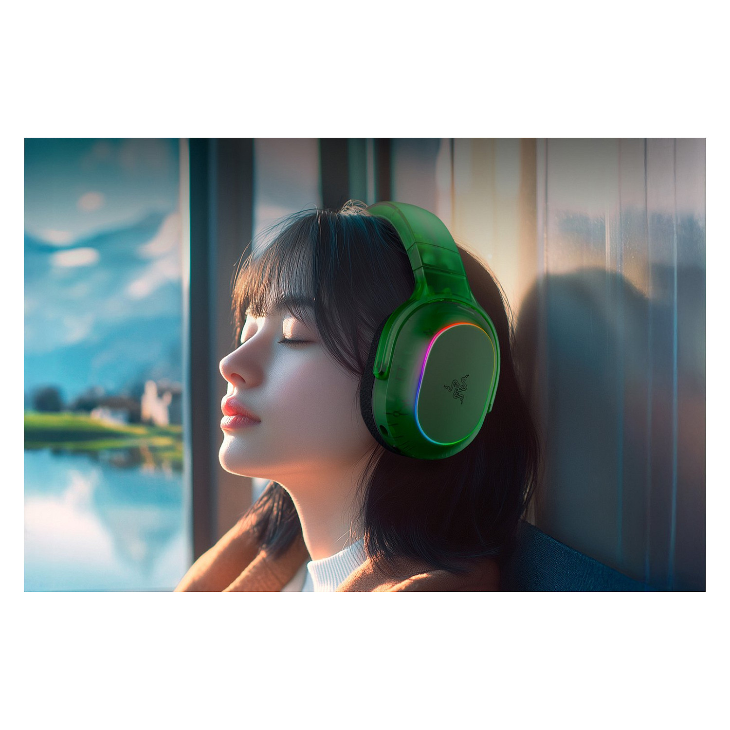 Slušalice RAZER Barracuda X Chroma Headset bežični Gaming Bluetooth zelene boje-8