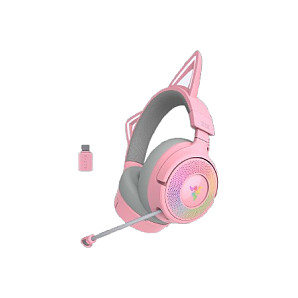 Slušalice RAZER Kraken Kitty V2 Pro (USB-A, mikrofon, Roza)-3