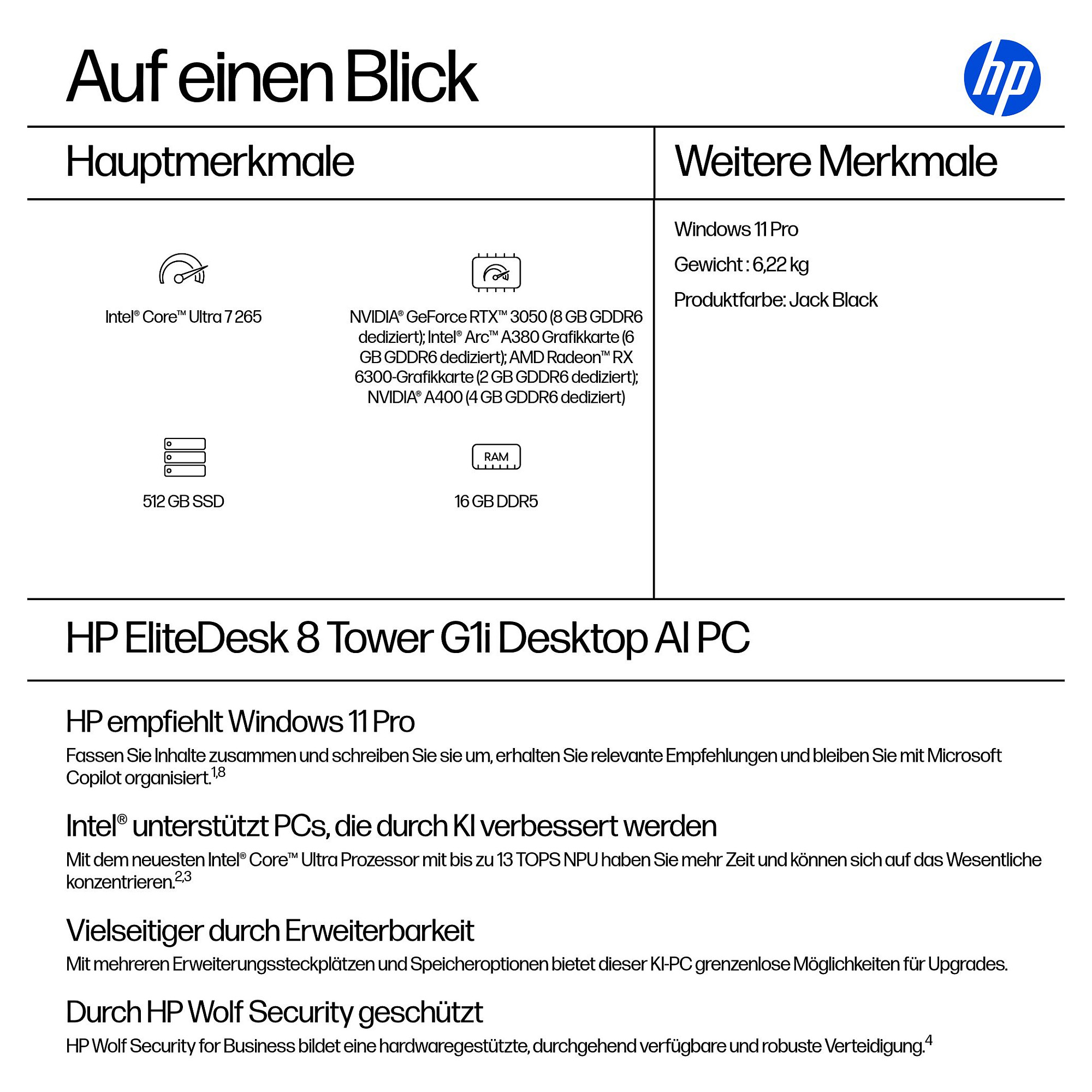 Računalo HP ELITEDESK 8 TWR G1I U7-265 - KORIŠTENI jamstvo 6 mjeseci-13