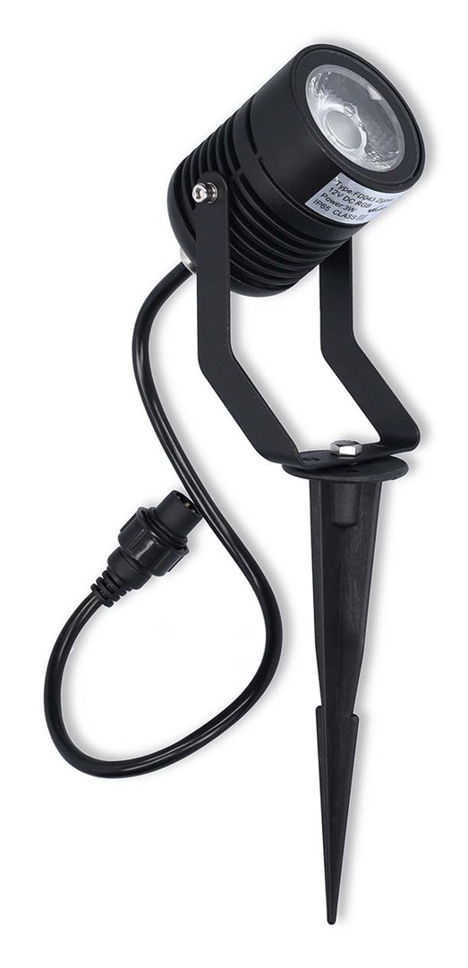 Pametna vanjska rasvjeta NEDIS SmartLife Wi-Fi set 3 reflektora (ZBLOS10RGBW3, 9W, RGB, IP65)-9