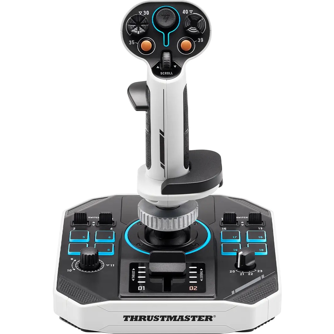 Flightstick THRUSTMASTER Sol-R 1 Black, White USB (analogne/digitalne kontrole)