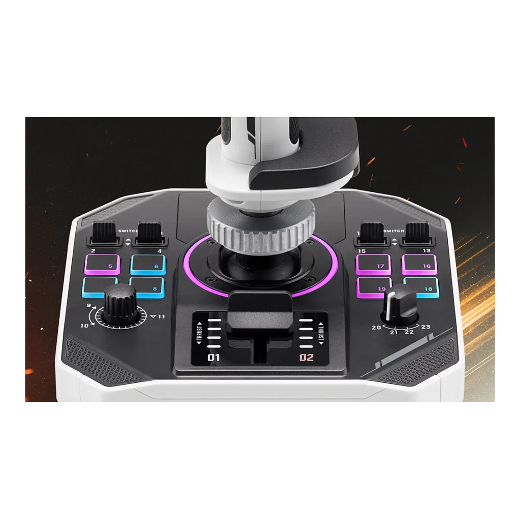 Flightstick THRUSTMASTER Sol-R 1 Black, White USB (analogne/digitalne kontrole)-5