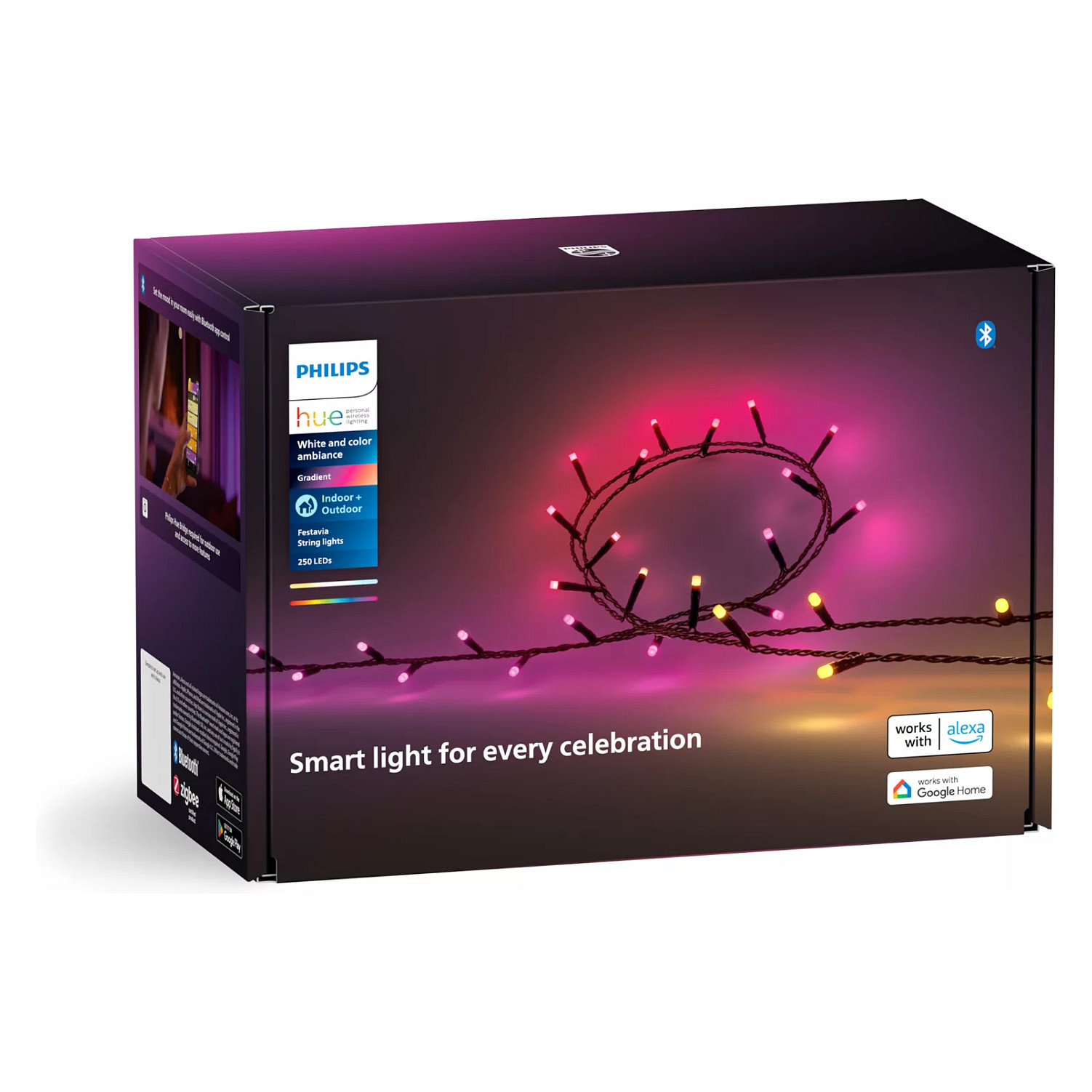 Svjetlosni lanac PHILIPS HUE Festavia (20m, 250 LED, WCA)-2