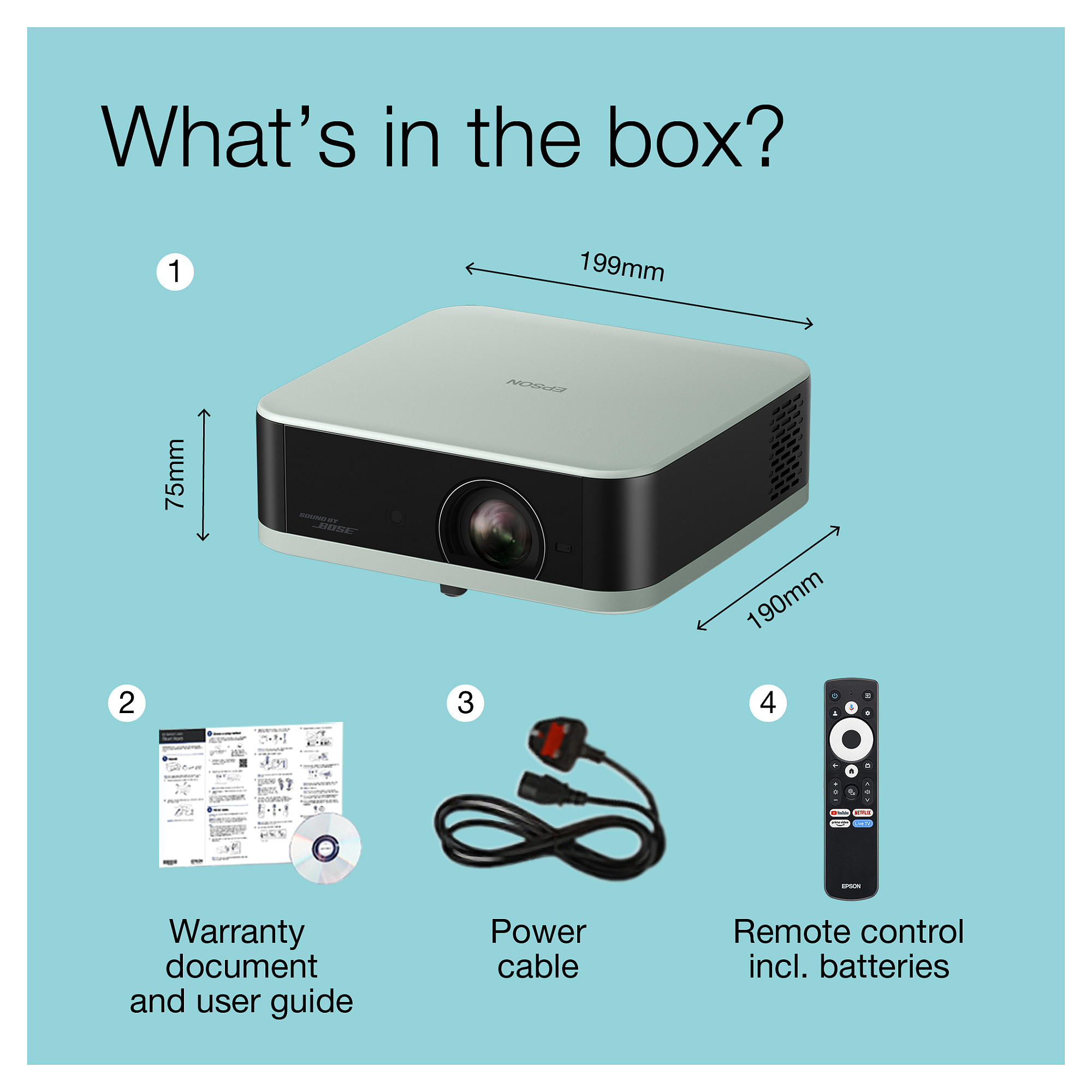 Projektor EPSON EF-61G Full HD, ice green-7
