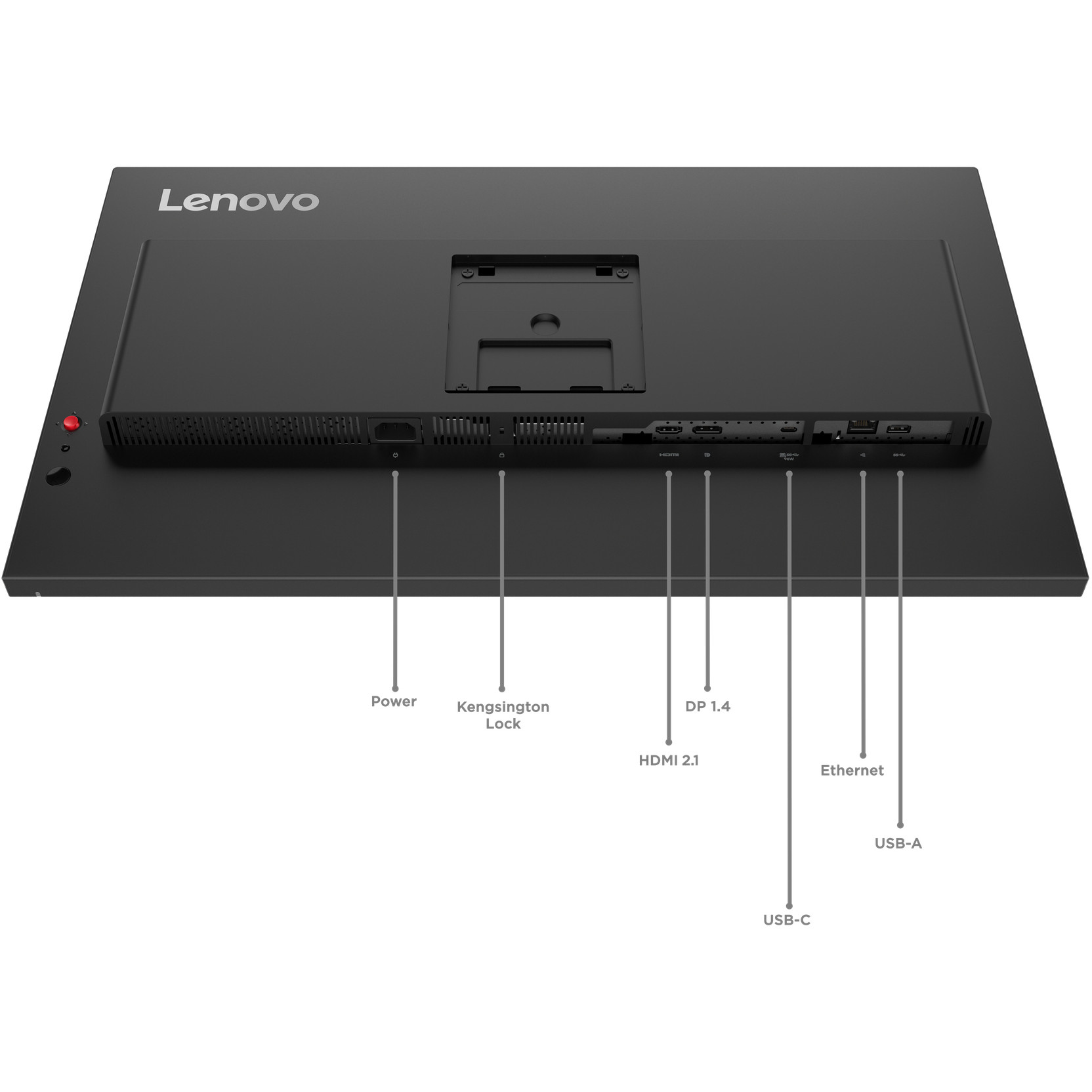 Monitor LENOVO ThinkVision T27UD-40 (27", 4K Ultra HD, LCD, LED, crna)-3