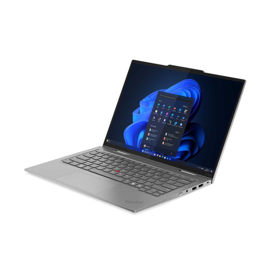 Lenovo ThinkPad X1 2-in-1 Gen 10 Aura Edition Copilot+ PC Intel Core Ultra 7 258V Hybrid (2-in-1) 35.6 cm (14") Touchscreen WUXGA 32 GB LPDDR5x-SDRAM 1 TB SSD Wi-Fi 7 (802.11be) Windows 11 Pro English Grey-1