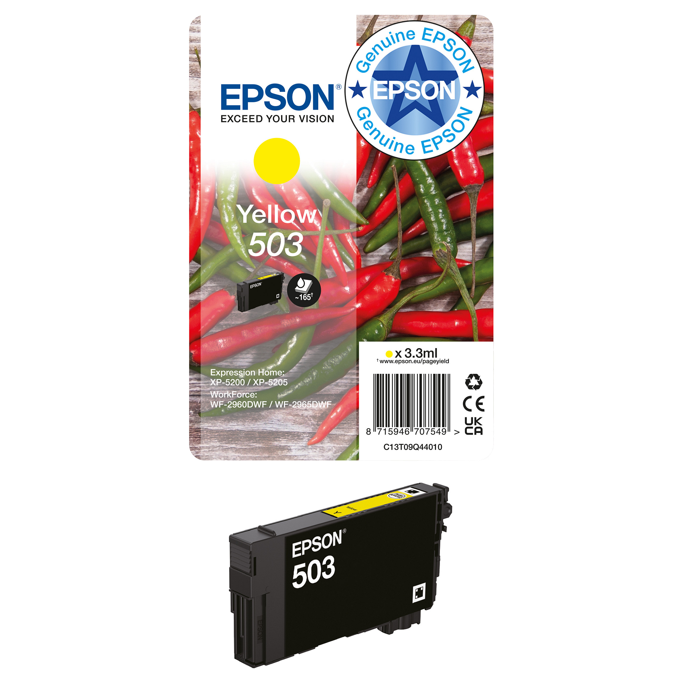 Tinta EPSON 503, Original, Standardni kapacitet, Crna, Cijan, Magenta, Žuta, 4 komada-11