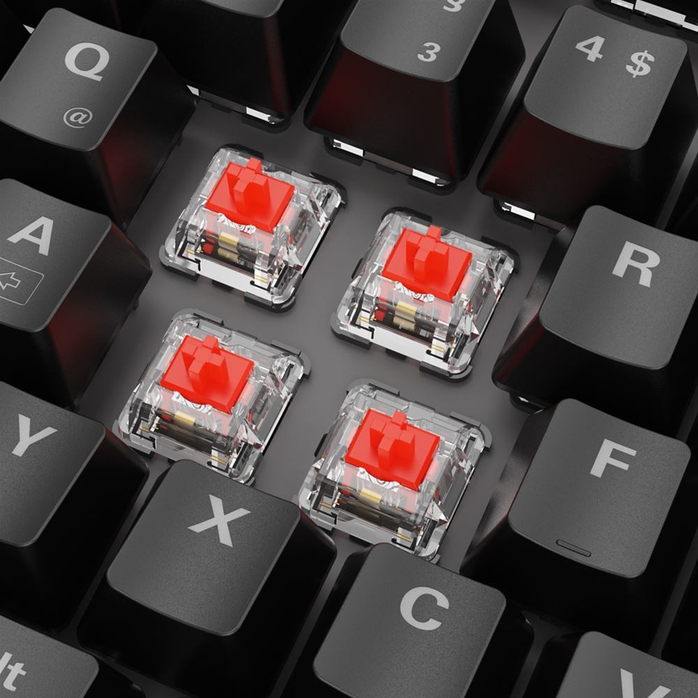 Gaming tipkovnica SHARKOON SKILLER SGK20 (Red switch, QWERTZ DE, crna)-1