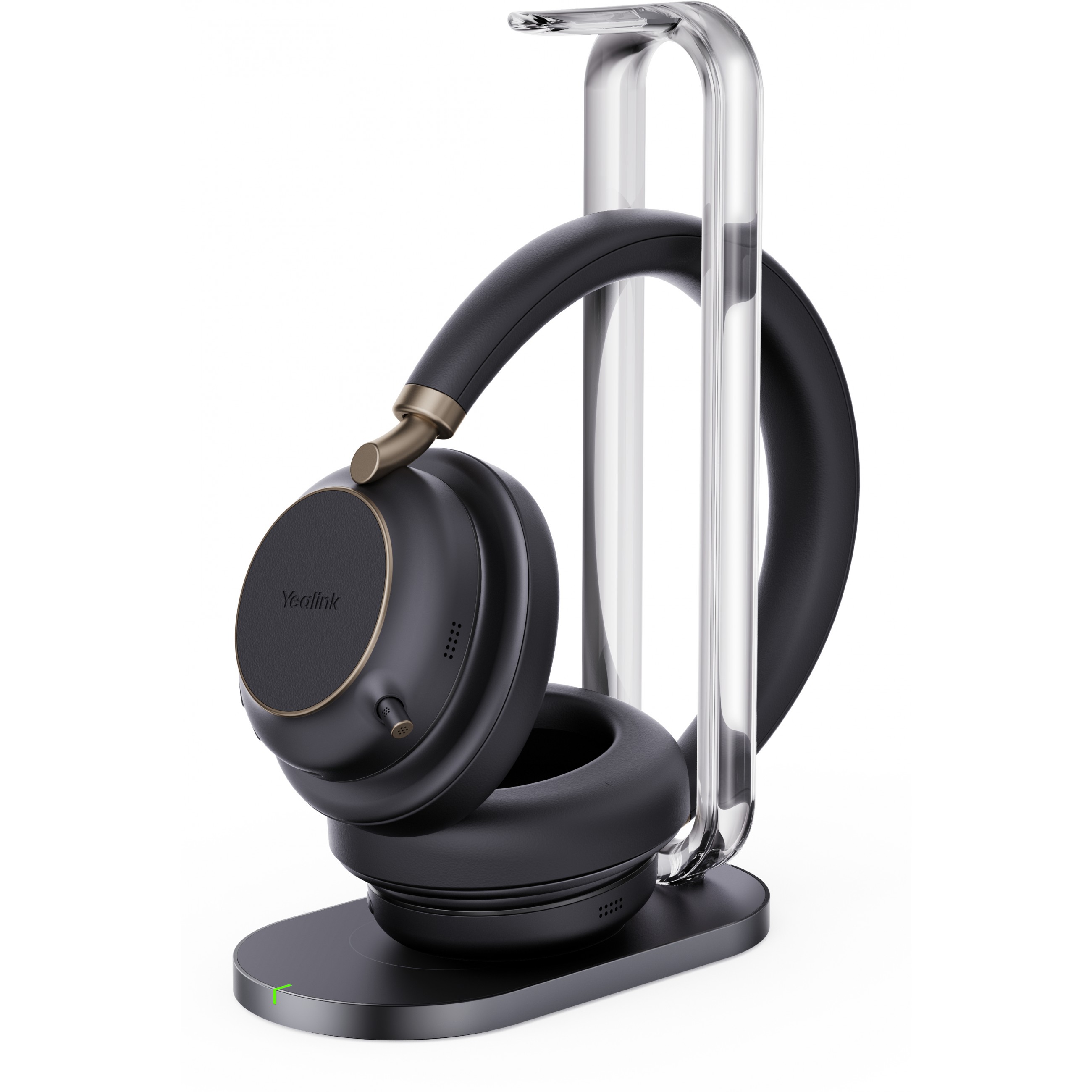 Slušalice YEALINK BH76 Plus (on-ear, bluetooth, ANC, USB-C/A, sa stalkom za punjenje, certificirane za teams, crna boja)-1