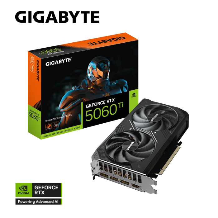 Grafička karta GIGABYTE RTX 5060 Ti WindforceMAX OC 16