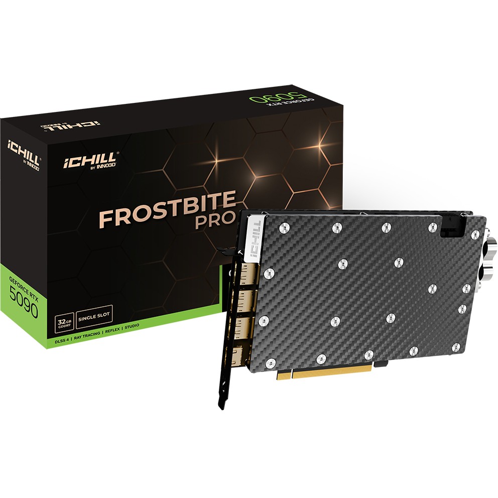 Grafička kartica INNO3D iChill GeForce RTX 5090 Frostbite Pro (NVIDIA, 32 GB GDDR7)-2