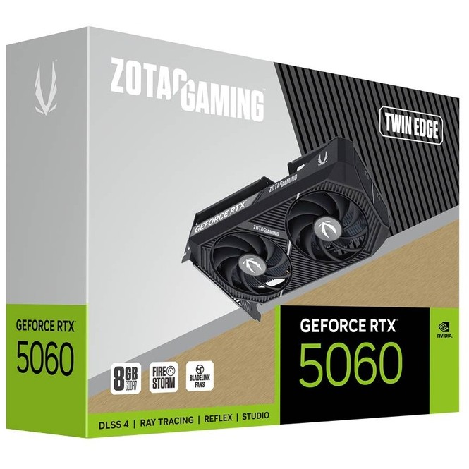 Grafička kartica ZOTAC GAMING GeForce RTX 5060 Twin Edge NVIDIA 8 GB GDDR7-6