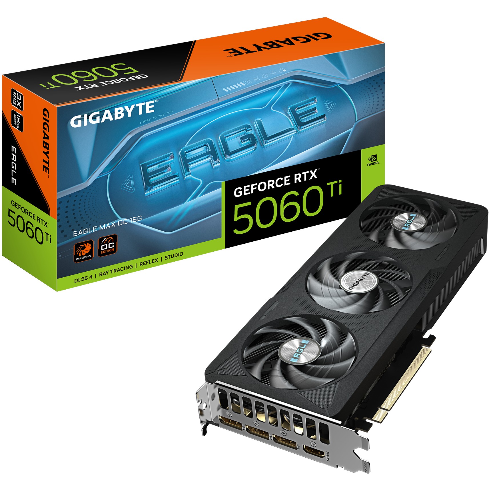 Grafička kartica GIGABYTE GeForce RTX 5060 Ti EAGLE MAX OC 16G (16GB GDDR7, 128bit, PCI-E 5.0)-0