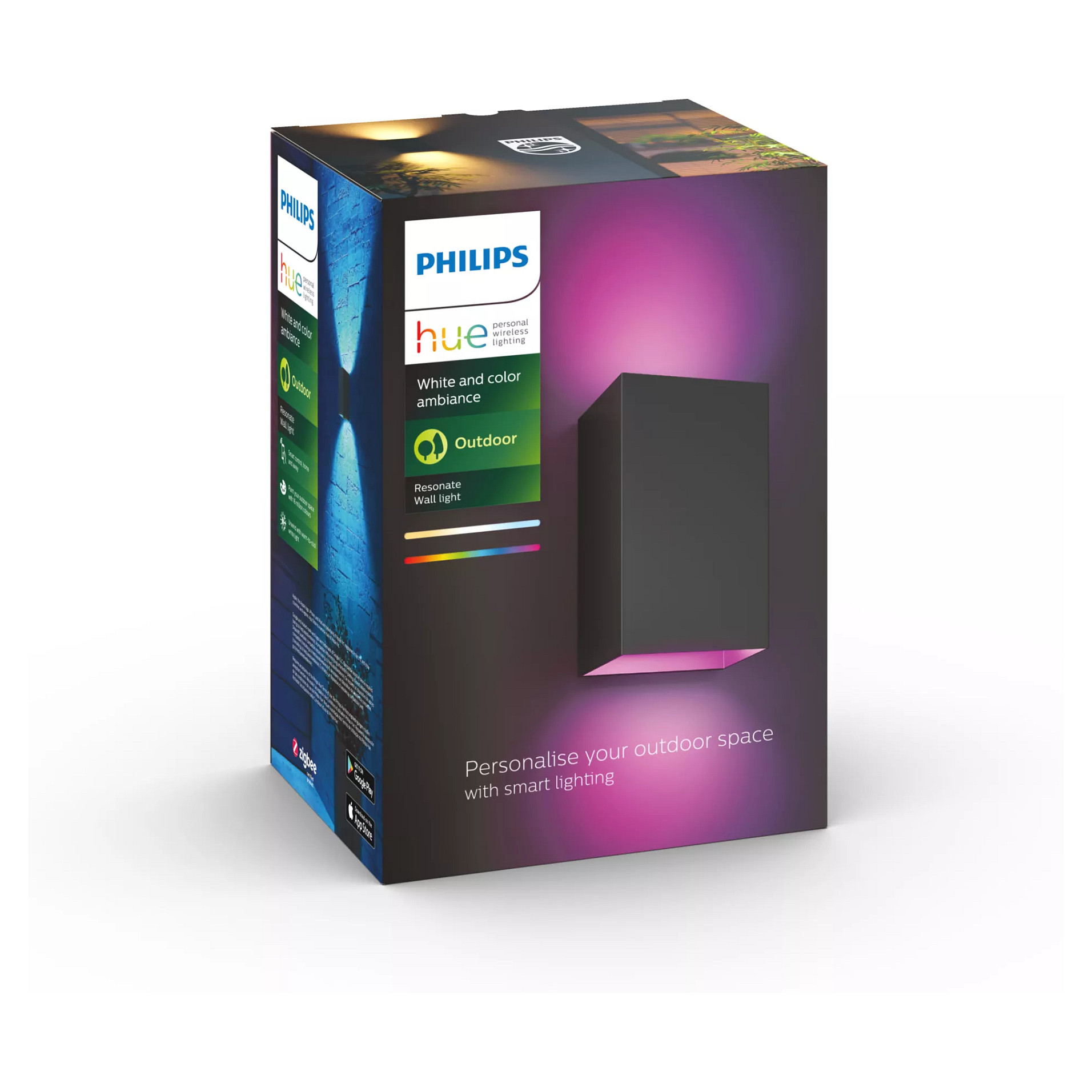 Vanjska zidna svjetiljka PHILIPS Hue Resonate (Inox)-4