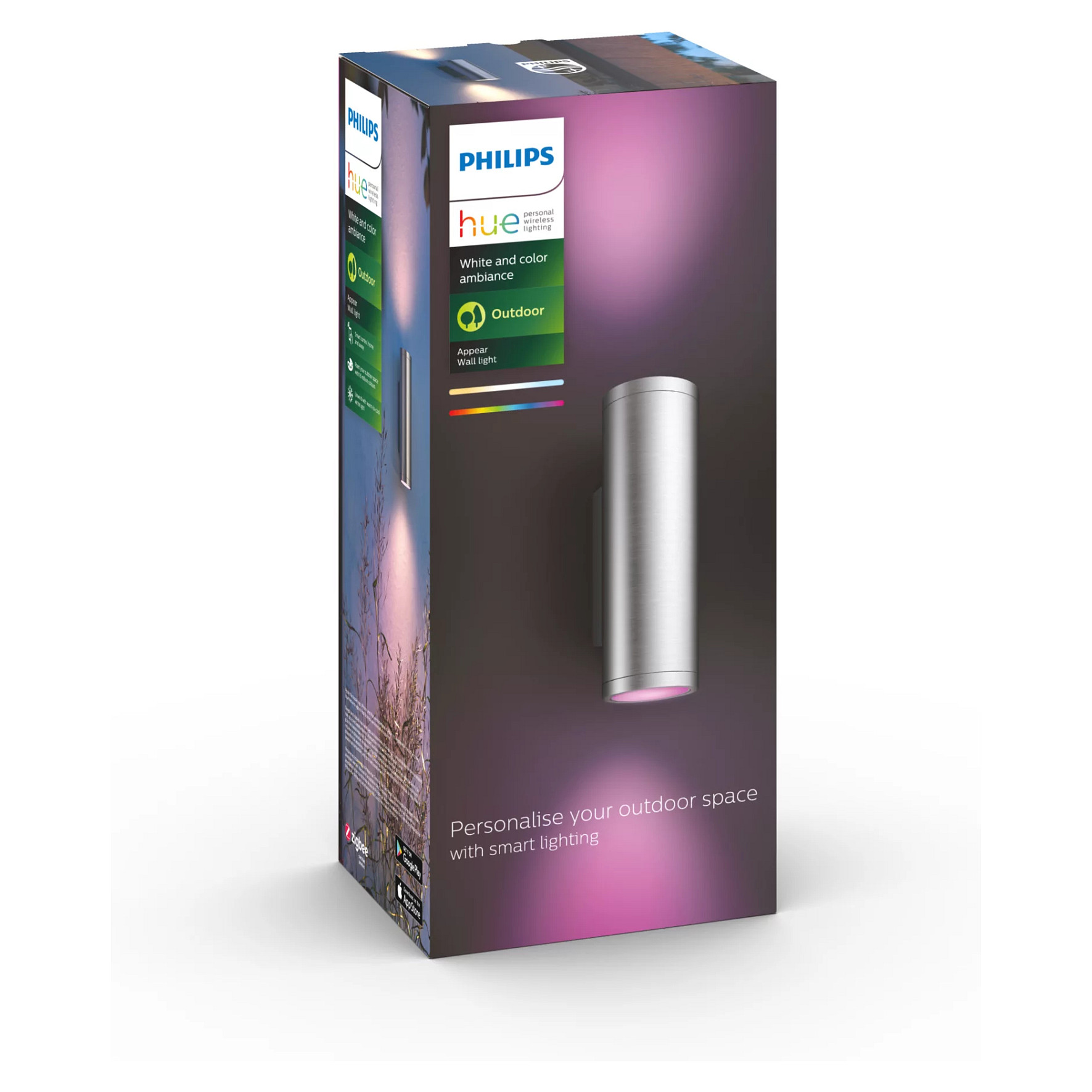 Vanjska zidna svjetiljka PHILIPS Hue Appear (16 milijuna boja, IP44, 1180 lm)-2