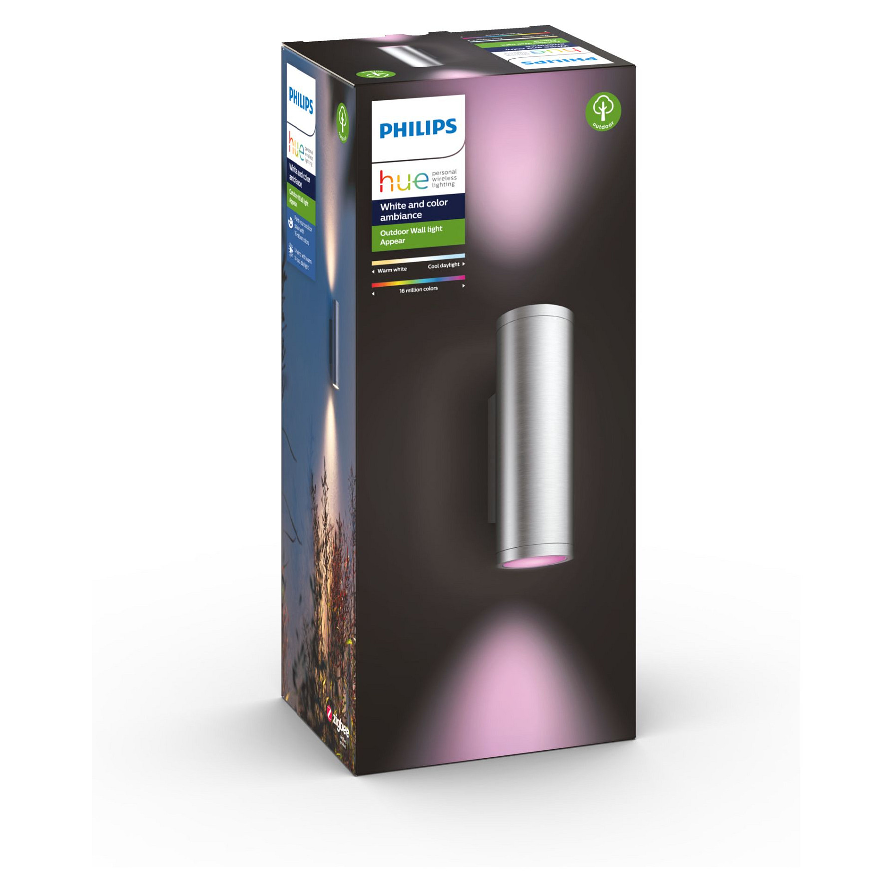 Vanjska zidna svjetiljka PHILIPS Hue Appear (16 milijuna boja, IP44, 1180 lm)-3