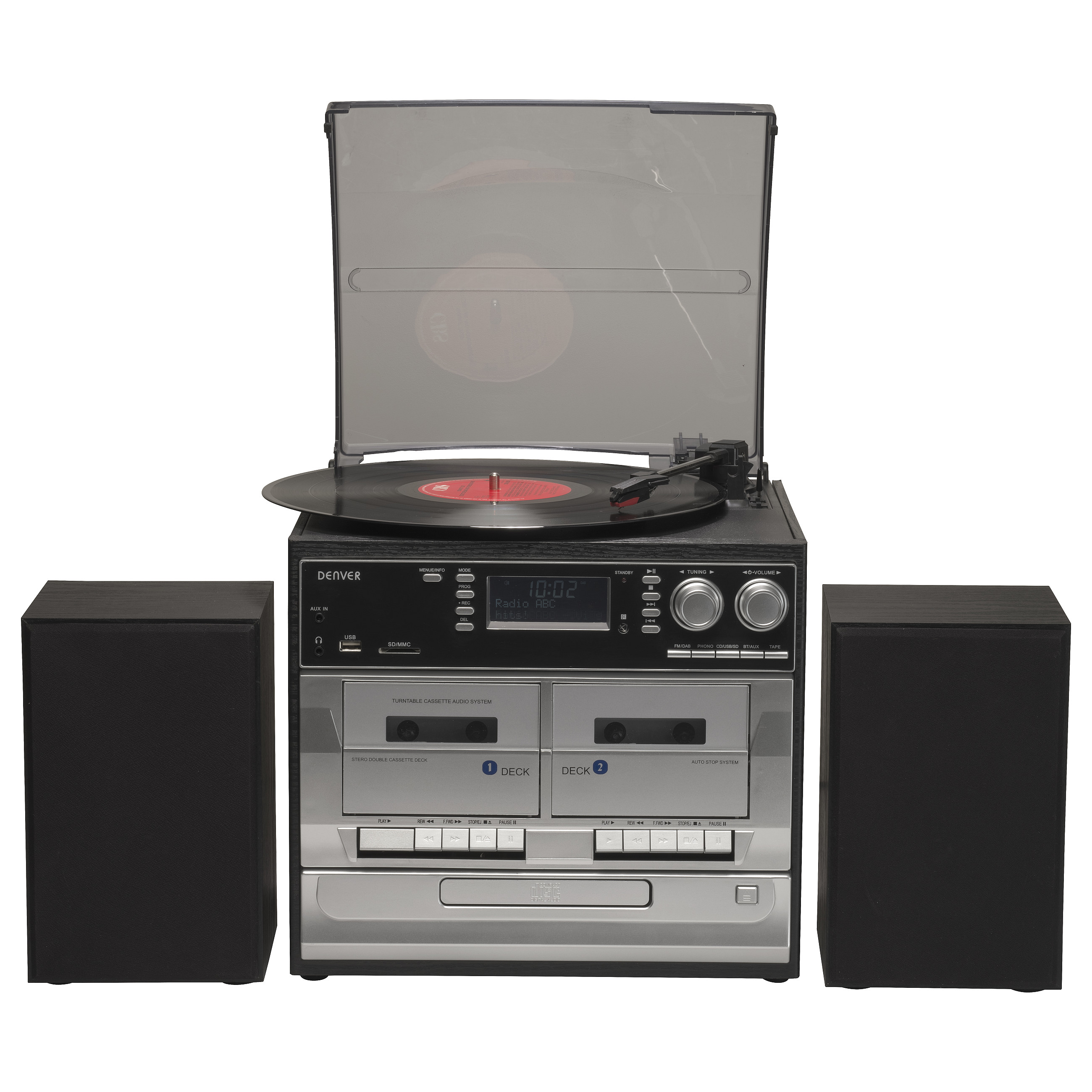 Mikro glazbena linija DENVER MRD-166 (CD, Bluetooth, FM radio, USB)-0