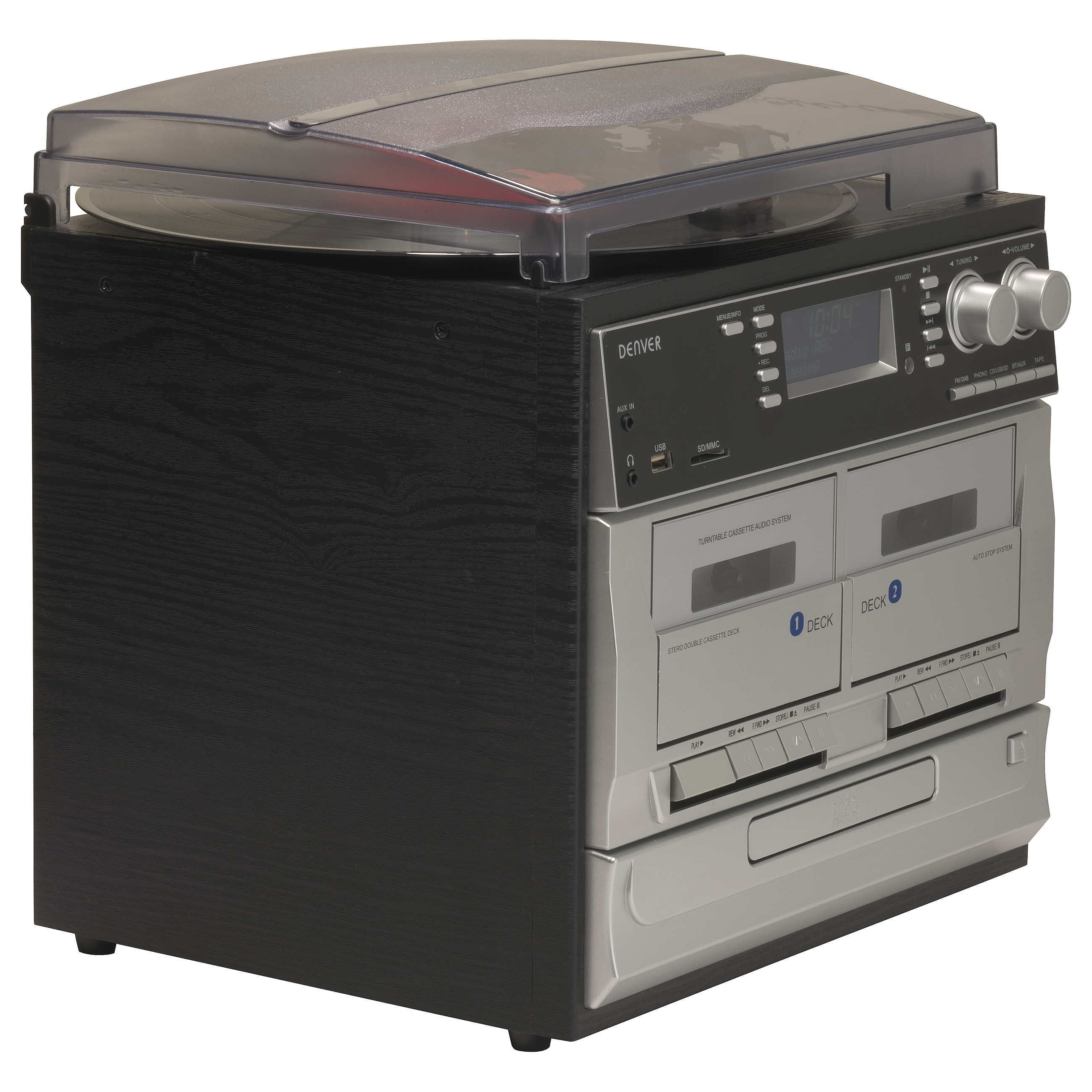 Mikro glazbena linija DENVER MRD-166 (CD, Bluetooth, FM radio, USB)-1
