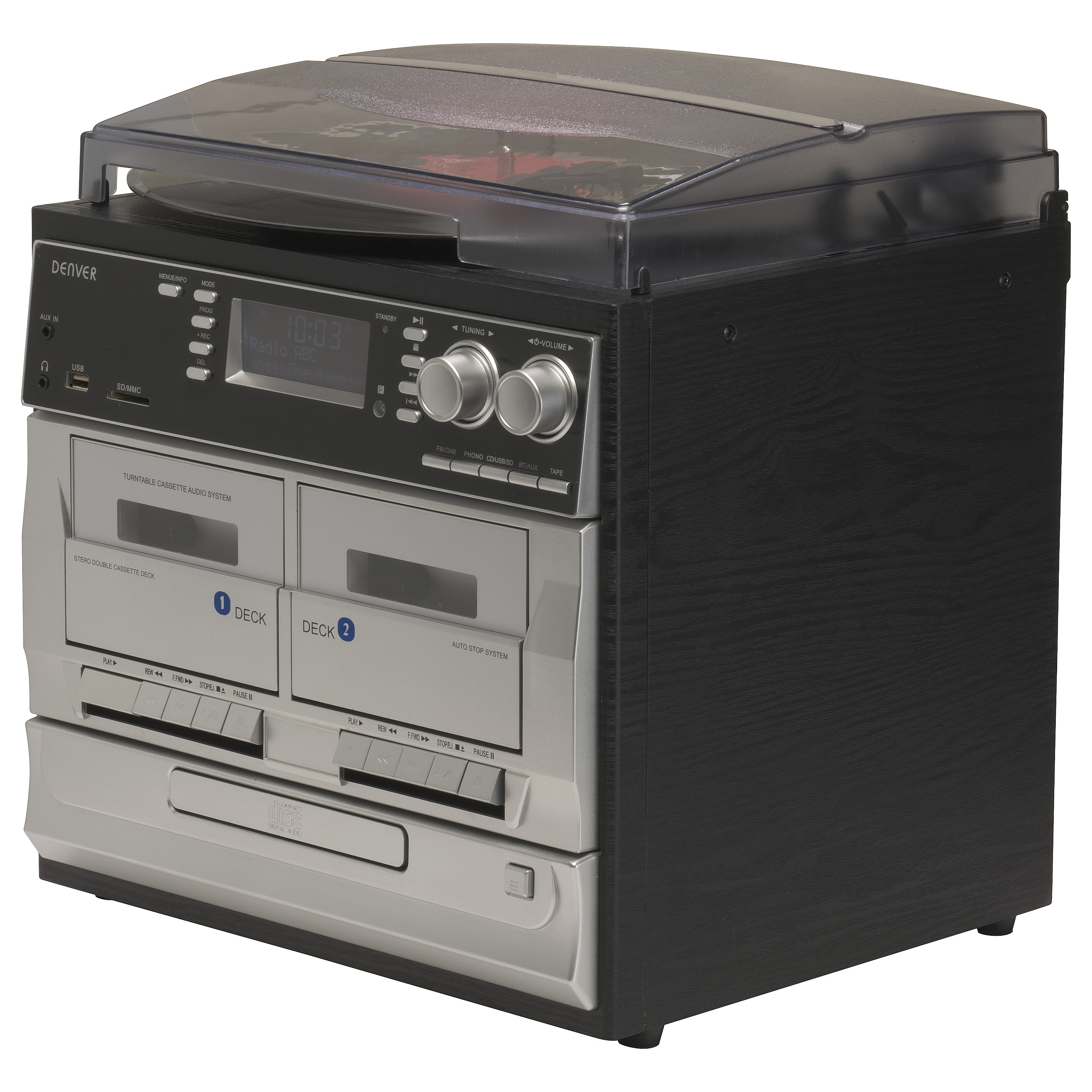 Mikro glazbena linija DENVER MRD-166 (CD, Bluetooth, FM radio, USB)-2
