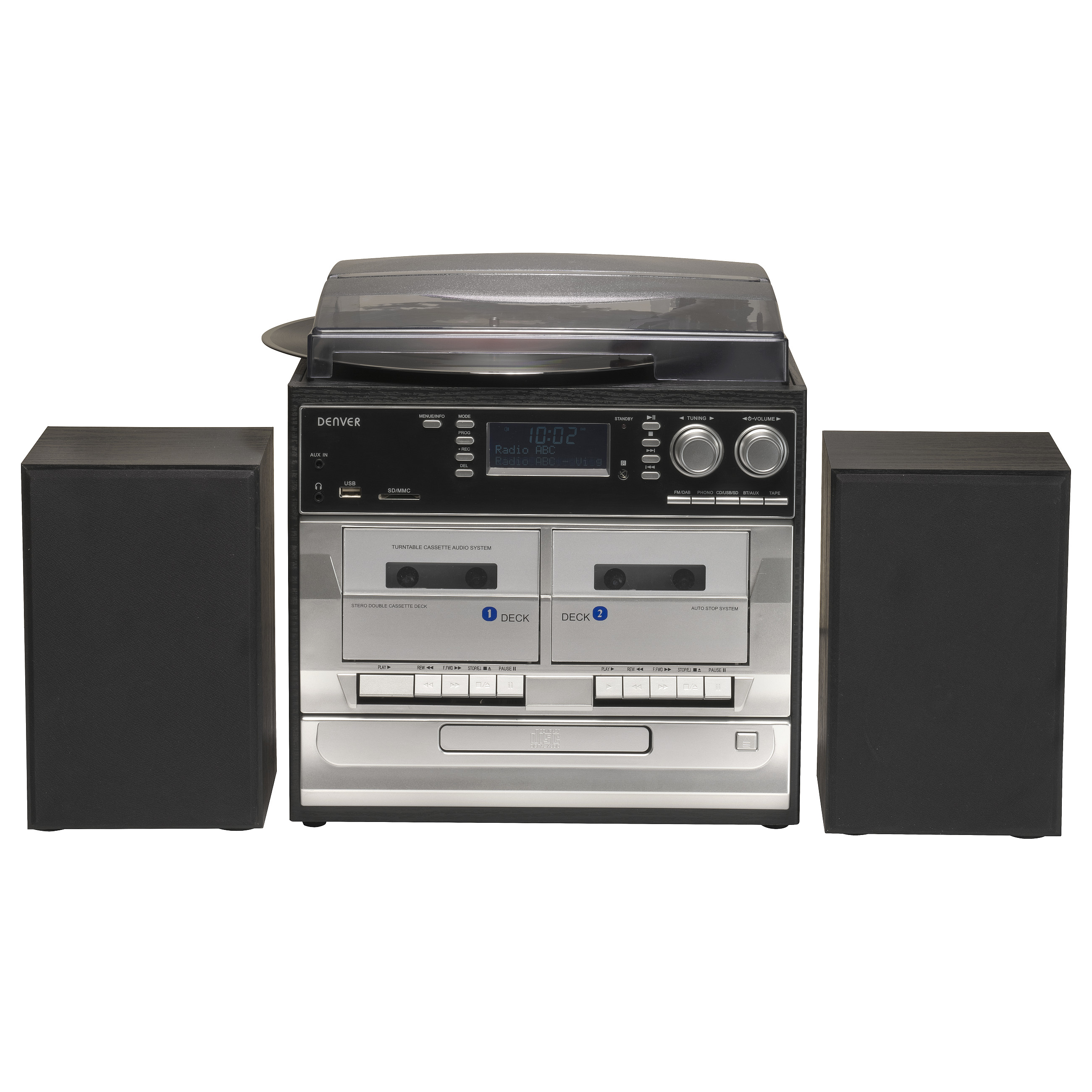 Mikro glazbena linija DENVER MRD-166 (CD, Bluetooth, FM radio, USB)-4