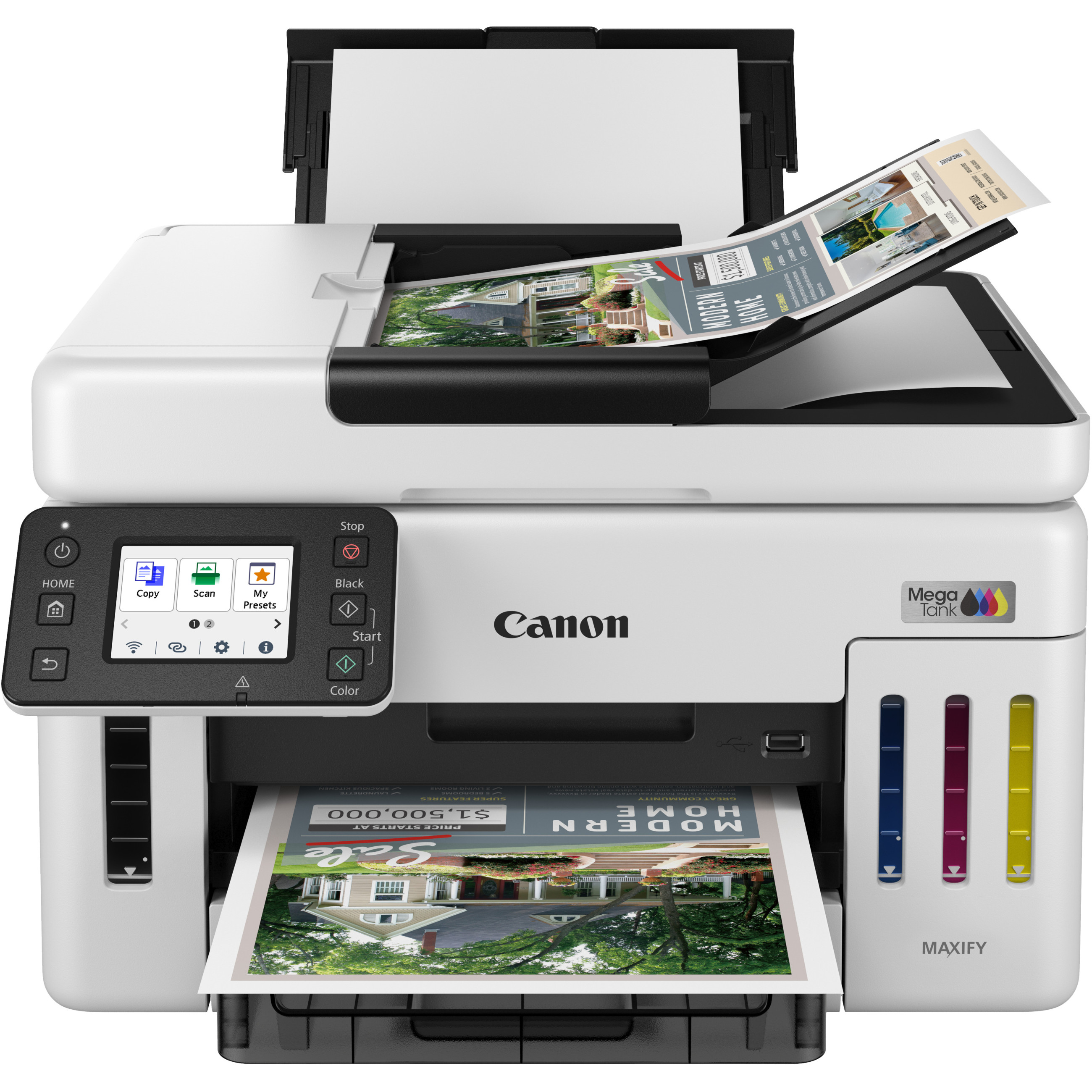 Pisač CANON MAXIFY GX 6150 (Inkjet, A4, 600 x 1200 DPI, Wi-Fi)-3
