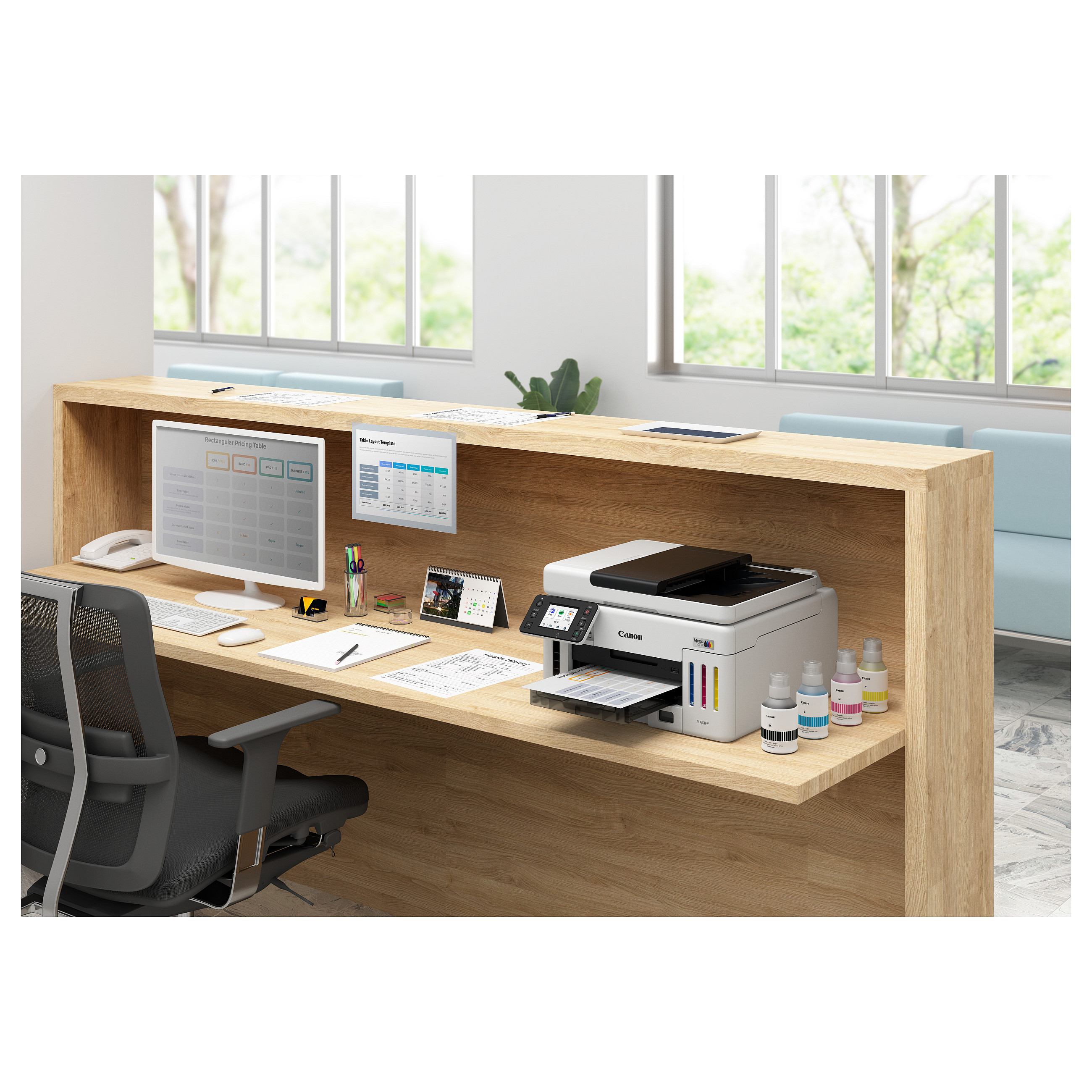 Pisač CANON MAXIFY GX 6150 (Inkjet, A4, 600 x 1200 DPI, Wi-Fi)-16