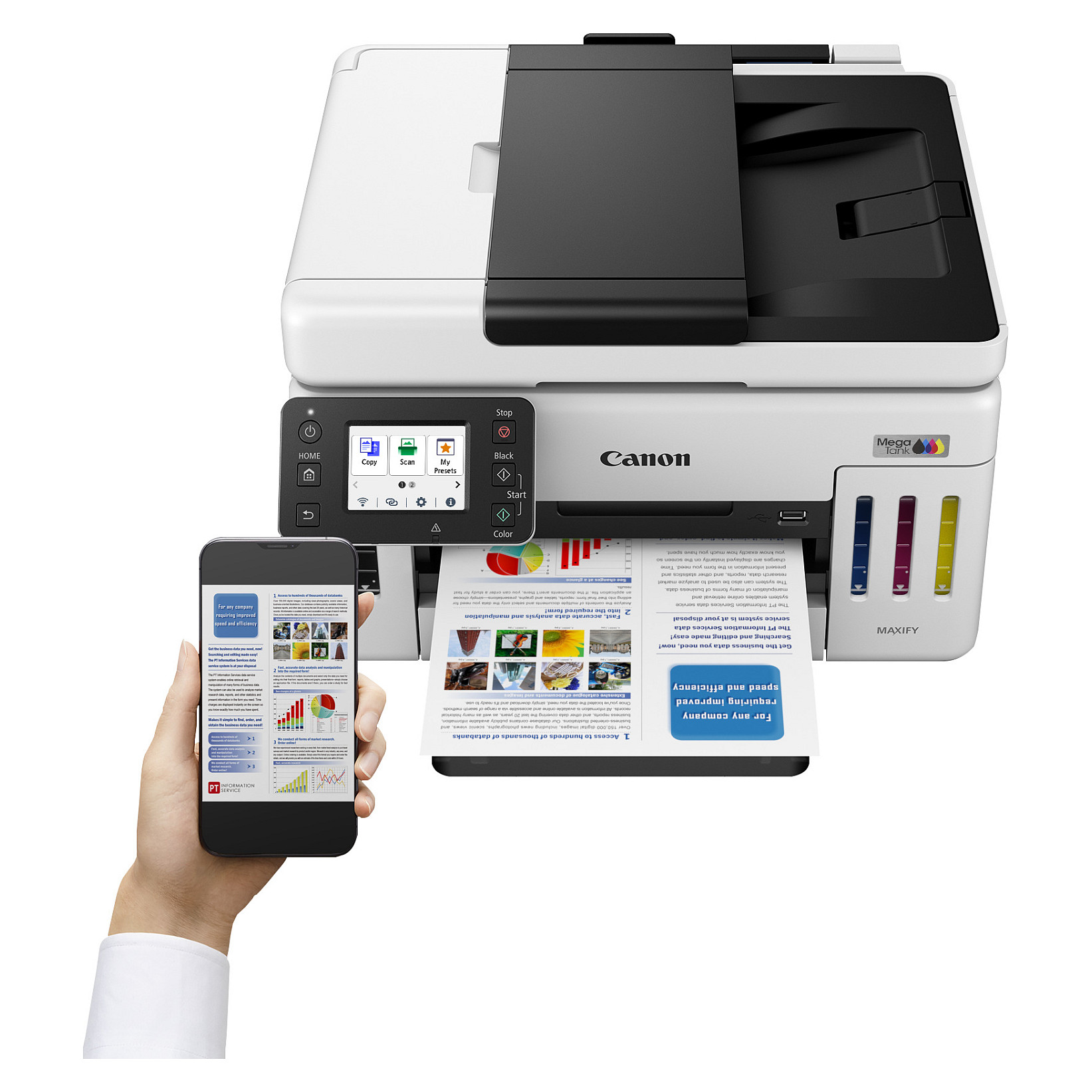 Pisač CANON MAXIFY GX 6150 (Inkjet, A4, 600 x 1200 DPI, Wi-Fi)-22