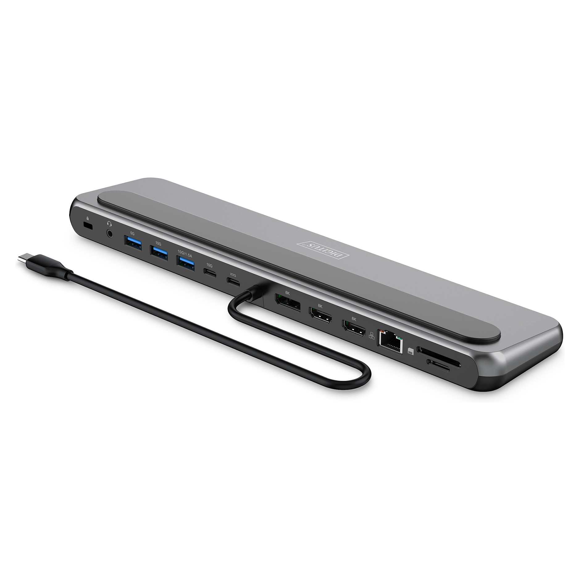 Docking stanica DIGITUS USB-C 8K (12 portova)-2