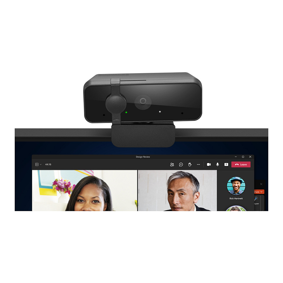 Web kamera LENOVO Essential FHD Gen2, 1920 x 1080 piksela, USB 2.0, Crna-5