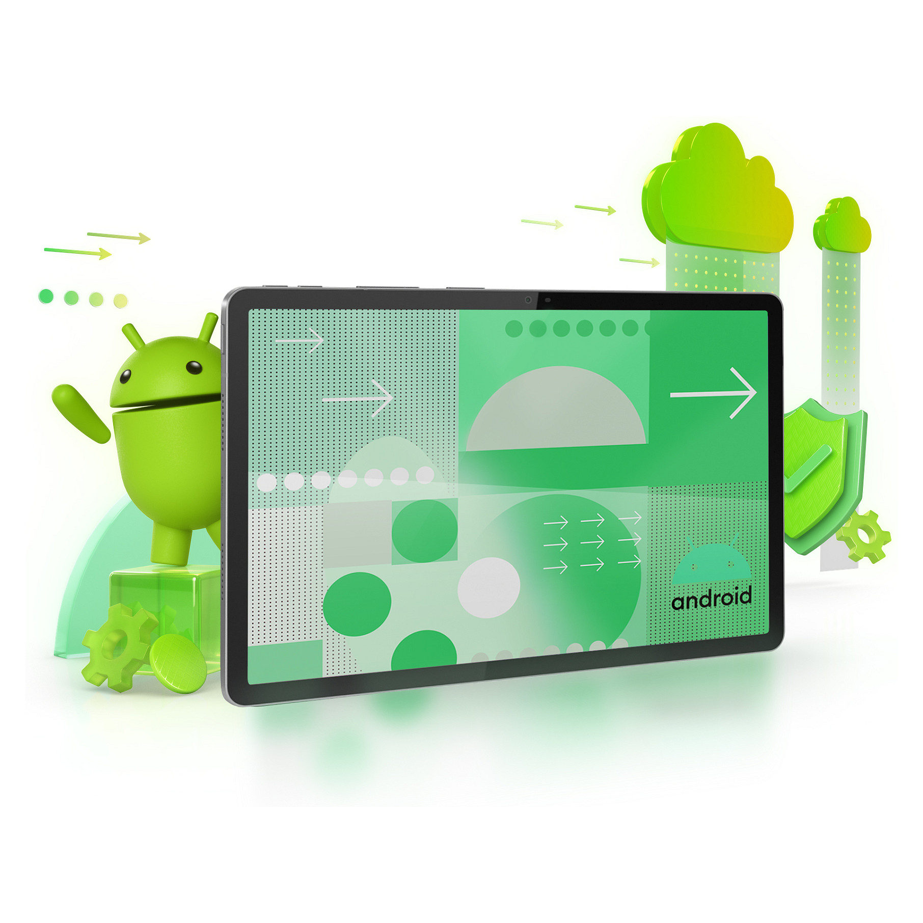 Tablet LENOVO Idea Tab, Mediatek, 128 GB, 27.9 cm (11'), 8 GB, Wi-Fi 5 (802.11ac), Android 15, Grey-19