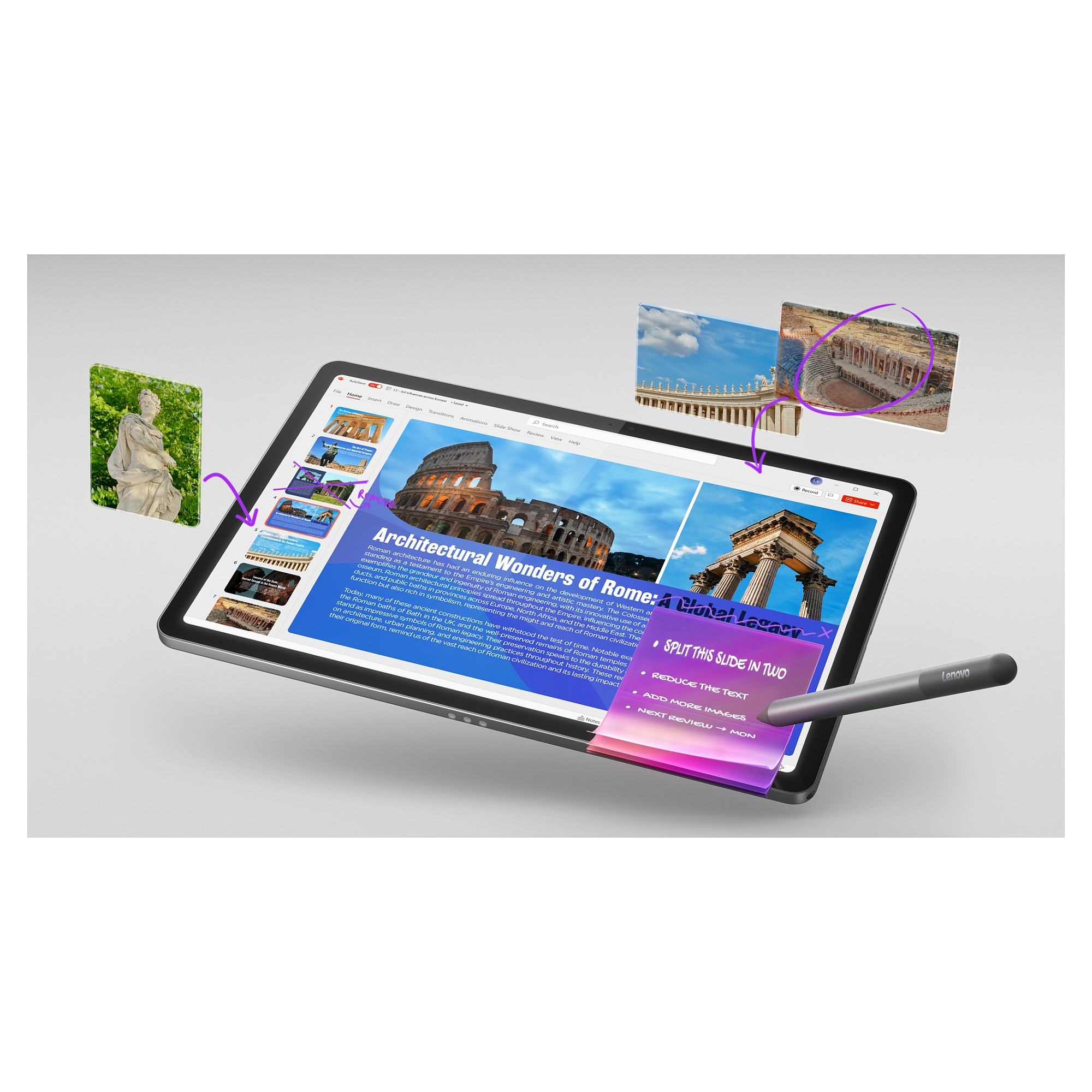 Tablet LENOVO Idea Tab, Mediatek, 128 GB, 27.9 cm (11'), 8 GB, Wi-Fi 5 (802.11ac), Android 15, Grey-22