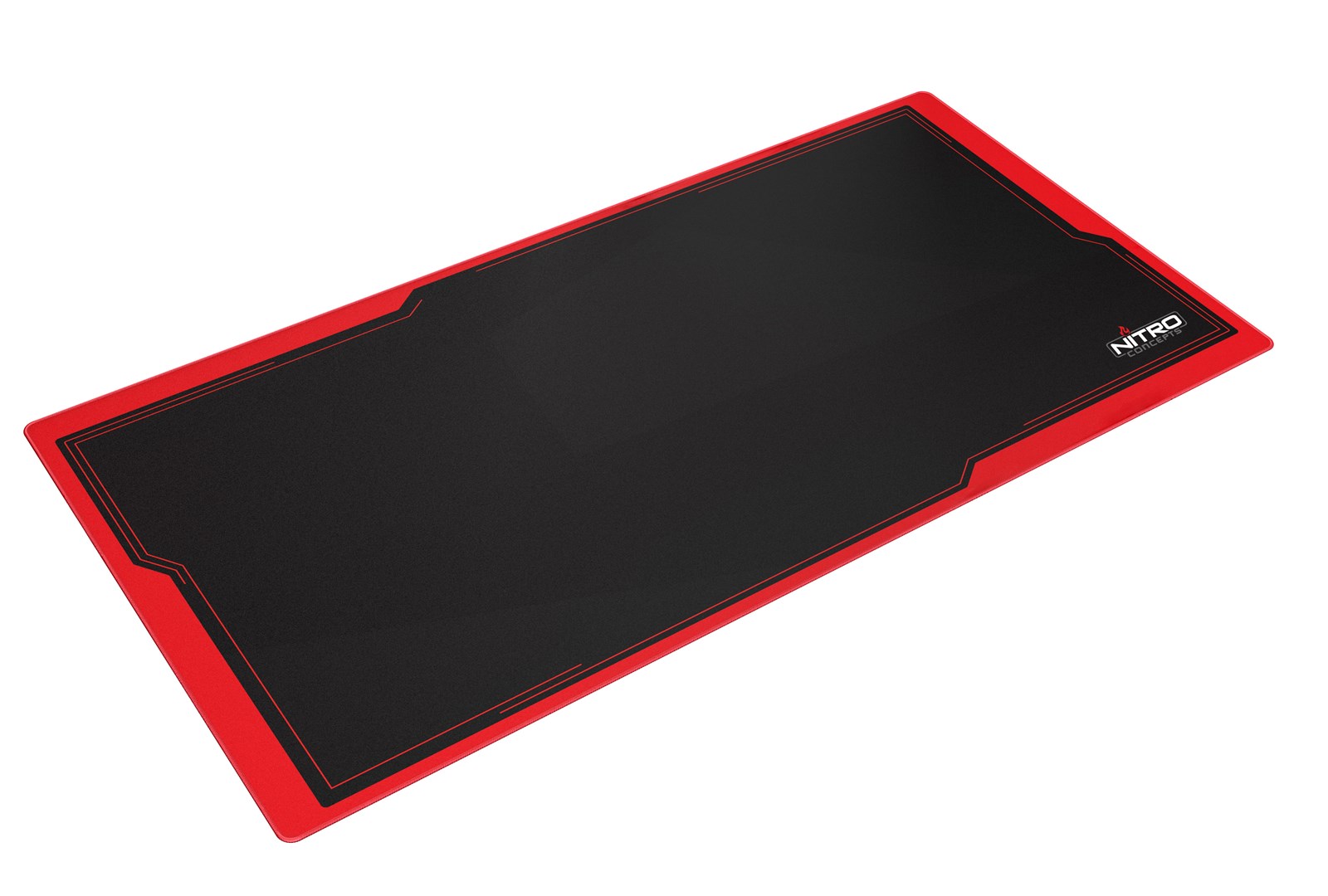 Gaming podloga za stol NITRO CONCEPTS DM16 (1600x800mm, crno/crvena)-4
