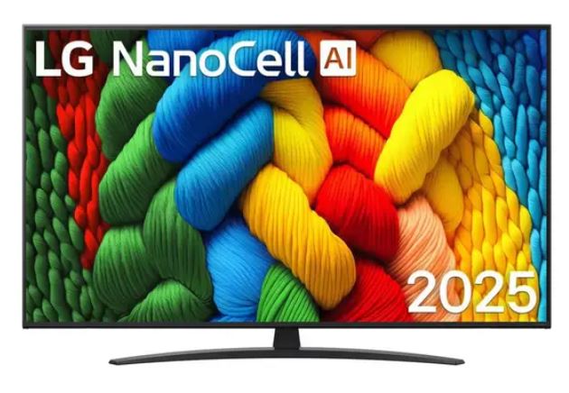 TV LG NanoCell AI 55NANO81A3A webOS 25, 55" (140 cm, 4K Ultra HD, HDR10, AI Sound Pro, Smart TV)