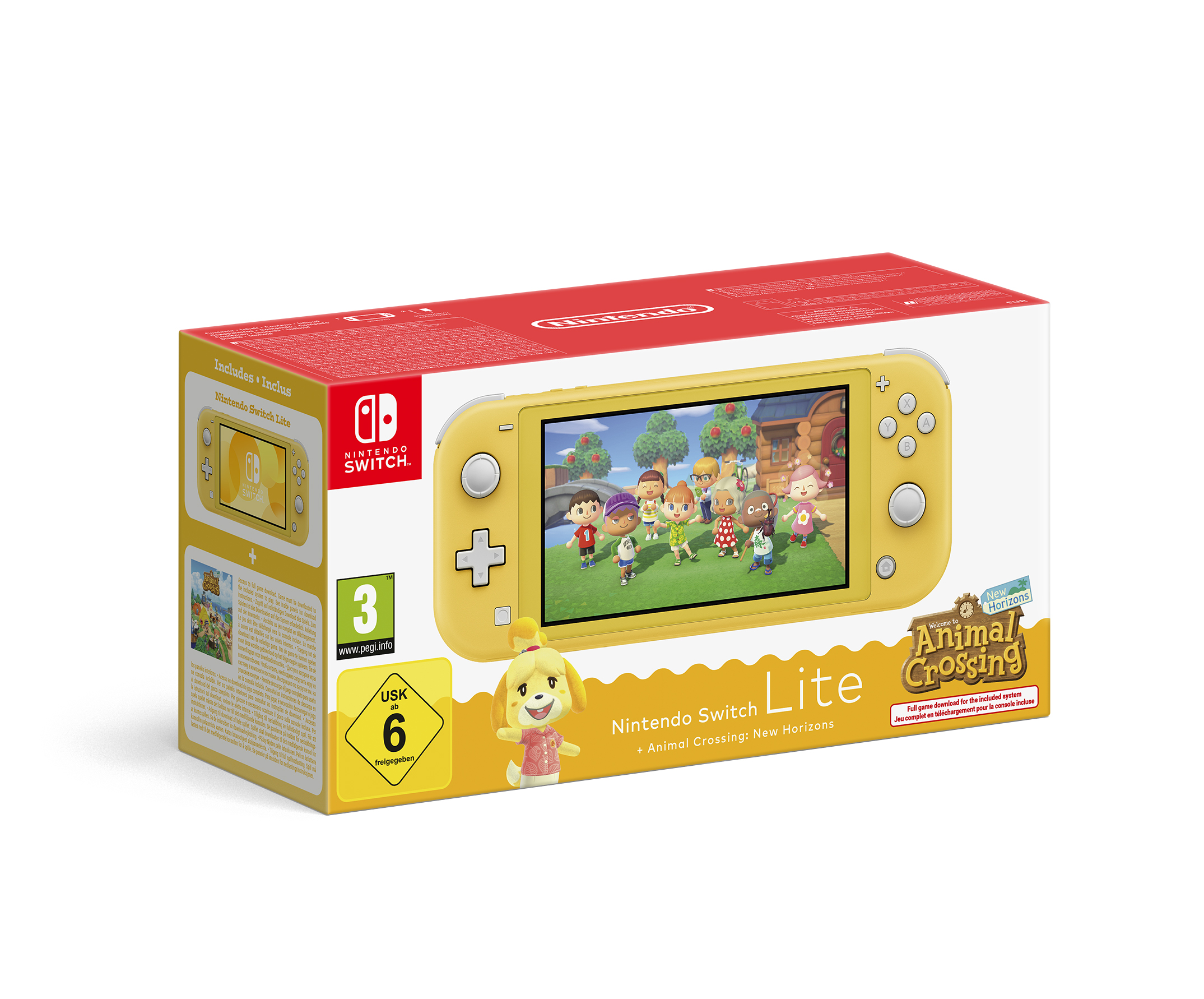 Igraća konzola NINTENDO SWITCH Lite Yellow Animal Crossing: New Horizons Digital-0