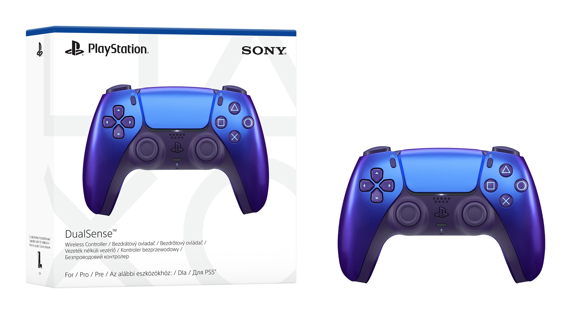 Kontroler SONY PLAYSTATION Dualsense wireless Chroma Indigo-10