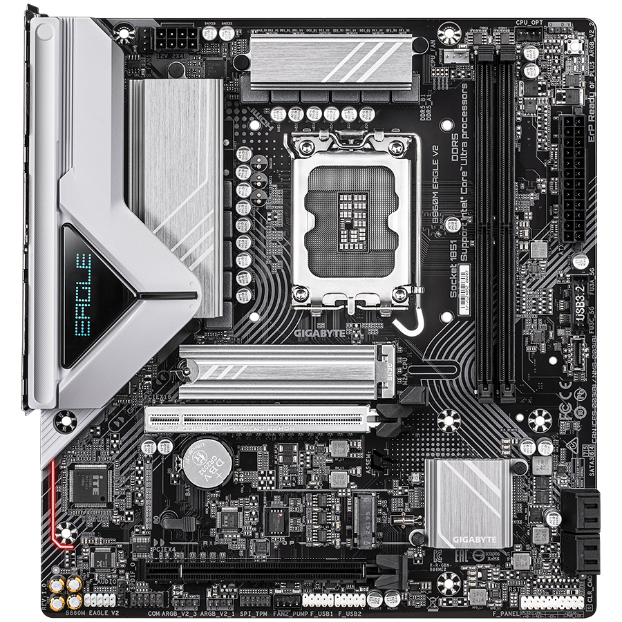 MOTHERBOARD GIGABYTE B860M EAGLE V2 (lga1851, 2x ddr5, matx)-1