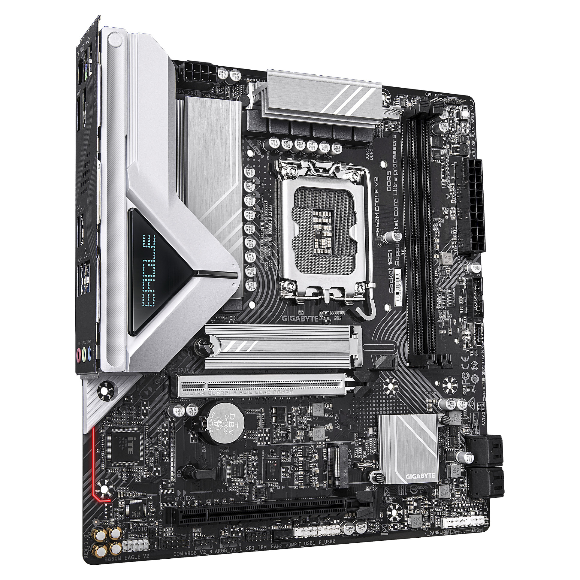 MOTHERBOARD GIGABYTE B860M EAGLE V2 (lga1851, 2x ddr5, matx)-5
