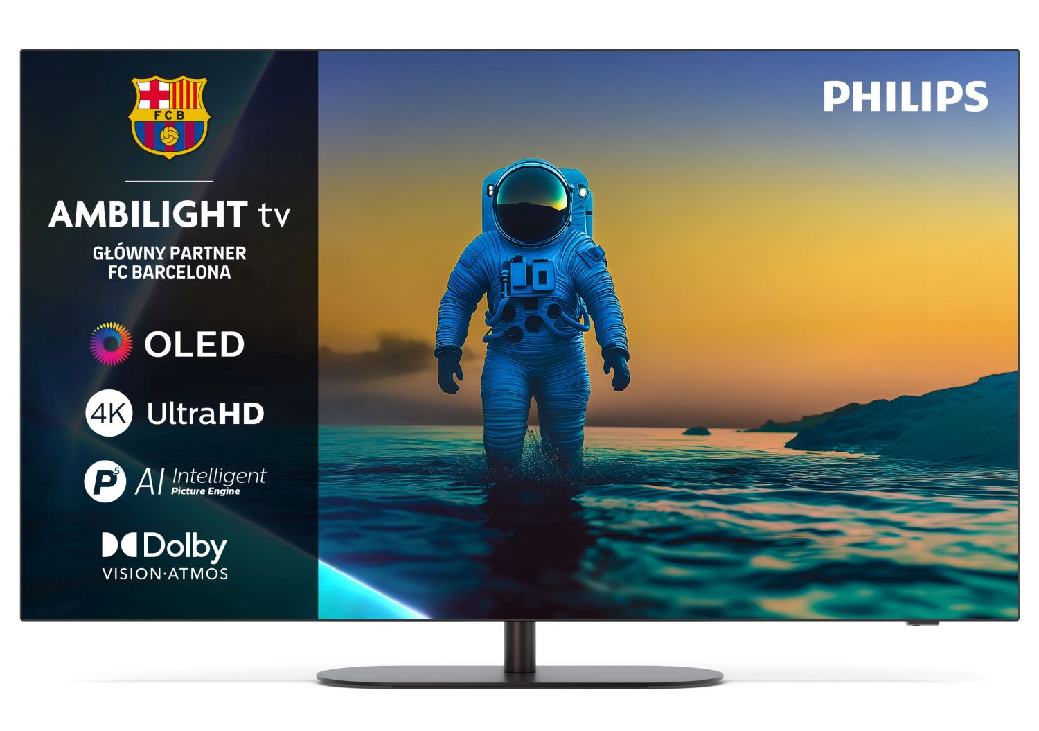 TV PHILIPS OLED 55OLED820/12 Google TV (139 cm, 4K UHD Ambilight, HDR10+ Adaptive, Dolby Atmos, Smart TV)-1