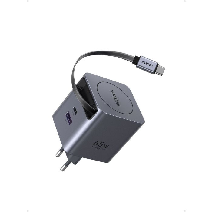 Punjač UGREEN Retractable 65W GaN USB-C punjač-1