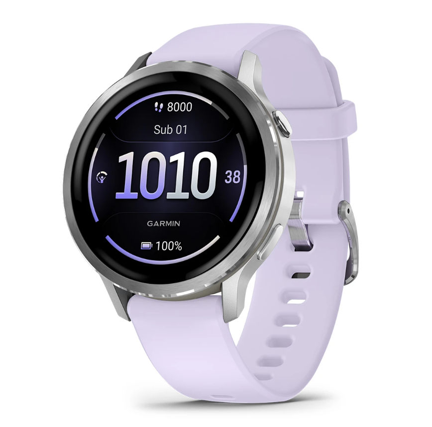 Pametni sat GARMIN Venu 4, 41mm, Gray Silver Periwinkle, 010-03013-01-0