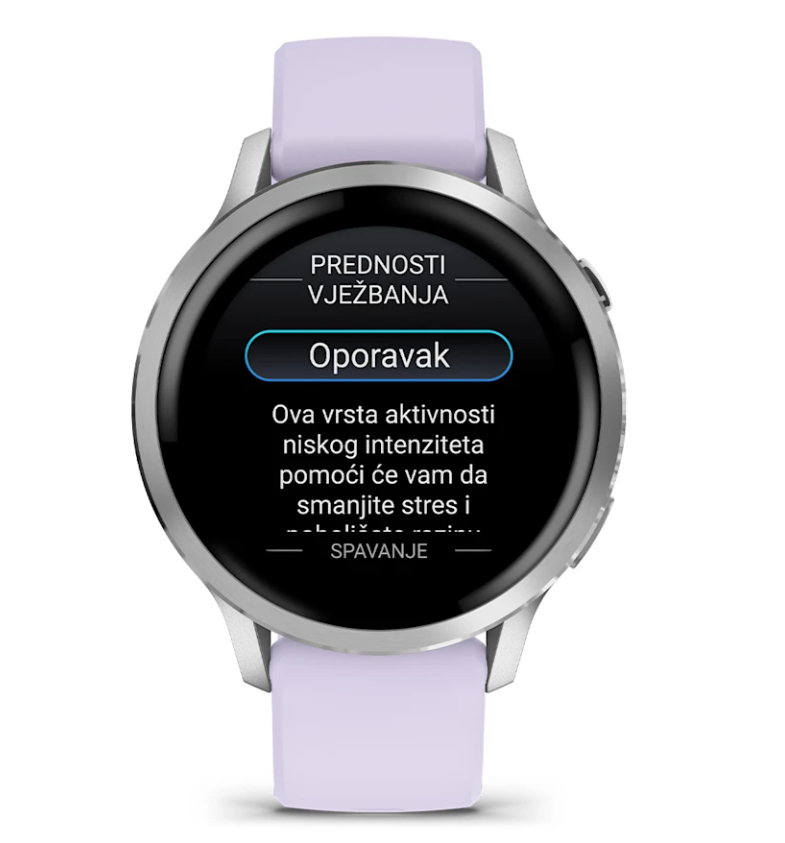 Pametni sat GARMIN Venu 4, 41mm, Gray Silver Periwinkle, 010-03013-01-5