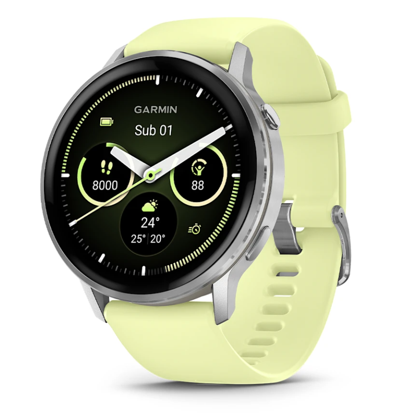 Pametni sat GARMIN Venu 4, 45mm, Gray Silver Citron, 010-03014-02-0