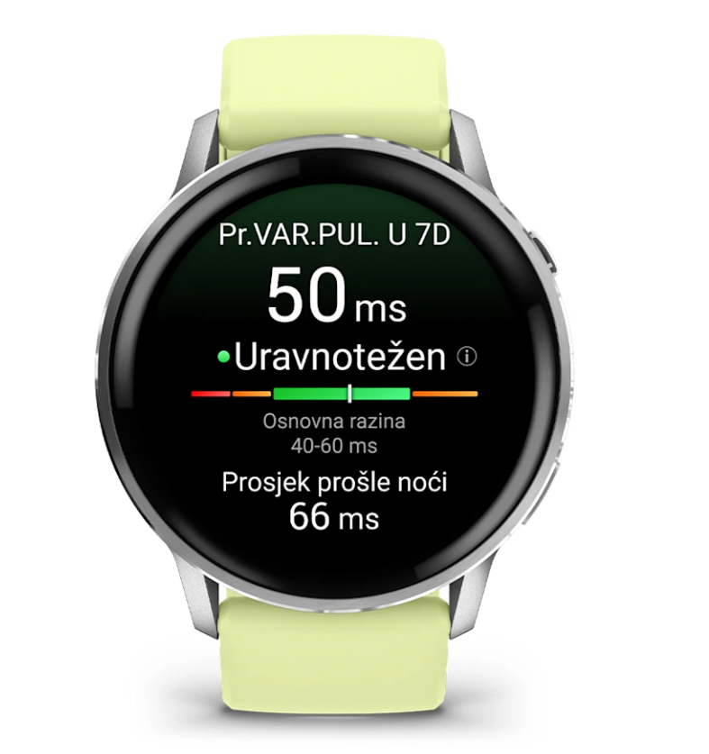 Pametni sat GARMIN Venu 4, 45mm, Gray Silver Citron, 010-03014-02-1