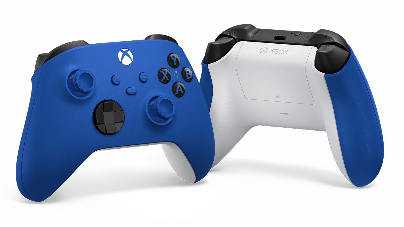Microsoft Xbox Wireless Controller Blue Bluetooth/USB Gamepad Analogue / Digital Xbox One, Xbox One S, Xbox One X-4