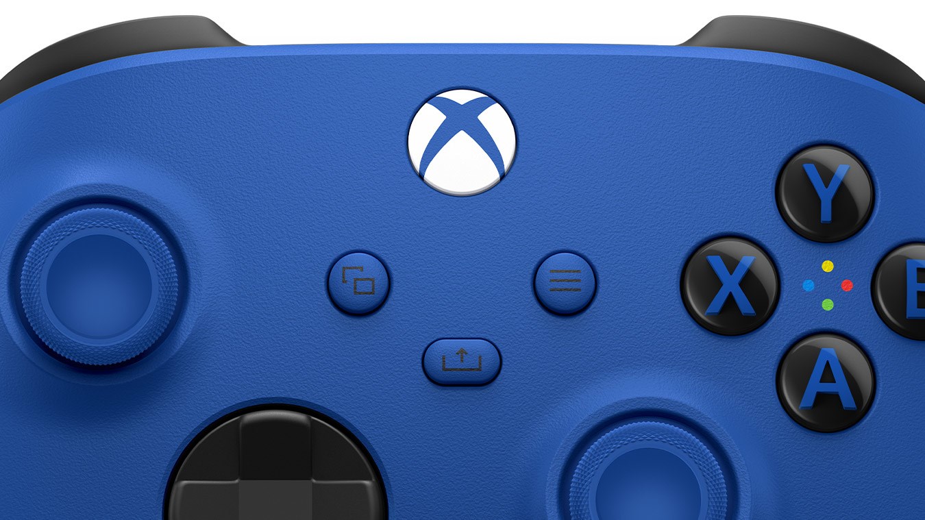 Microsoft Xbox Wireless Controller Blue Bluetooth/USB Gamepad Analogue / Digital Xbox One, Xbox One S, Xbox One X-3